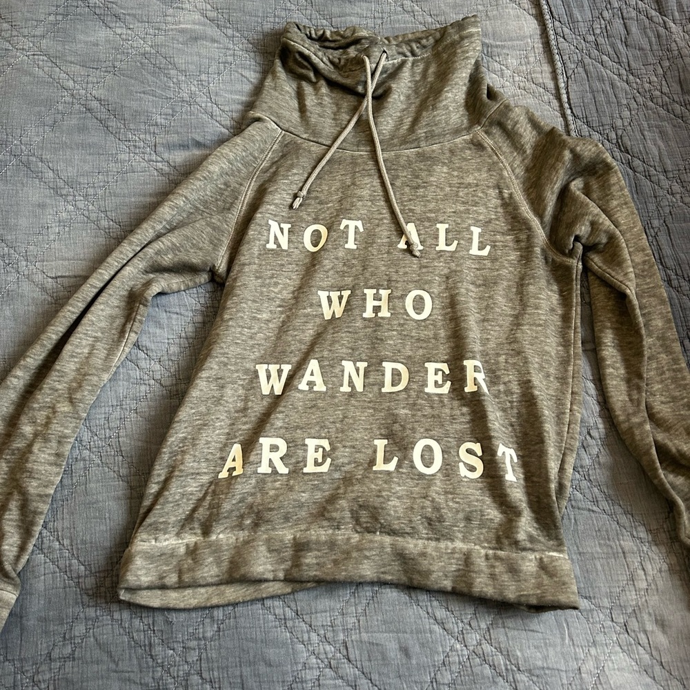 Fifth sun sweater not all who wander are lost